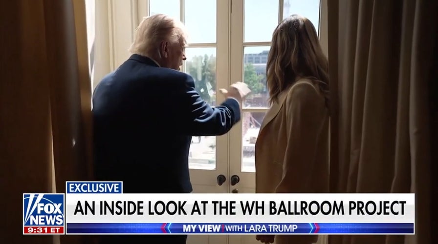 Trump gives exclusive tour of White House Ballroom project