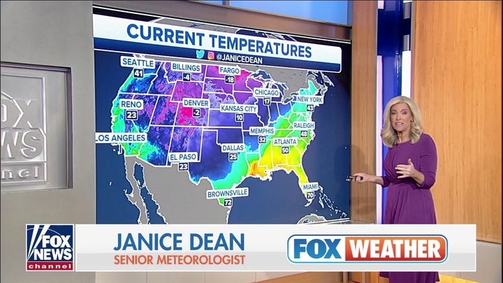 National weather forecast for February 3