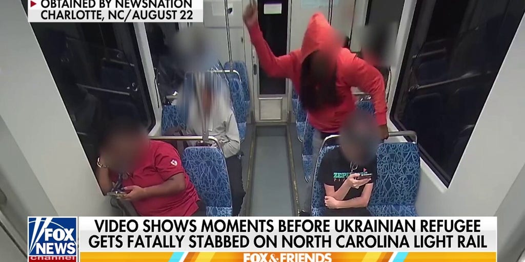 'Horrific' video shows Ukrainian refugee being stabbed on NC light rail