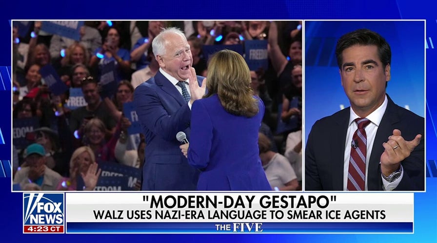 Jesse Watters: Tim Walz's smear of ICE agents is 'career-ending'