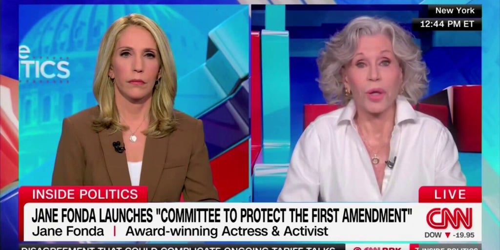 Jane Fonda Criticizes Democratic Leaders, Relaunches Committee for First Amendment
