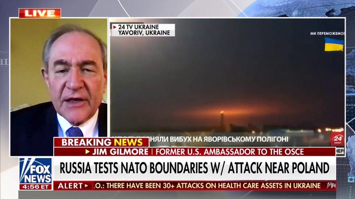 Russia trying to intimidate the West with missile strike near Poland: Amb. James Gilmore