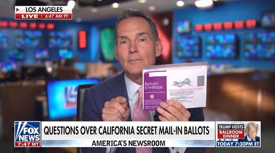 California's controversial mail-in ballot design sparks election integrity concerns