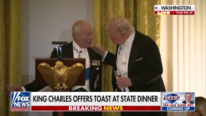 President Trump, King Charles deliver remarks on the history of the US-UK relationship