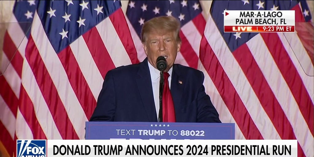 Donald Trump announces 2024 presidential candidacy Fox News Video