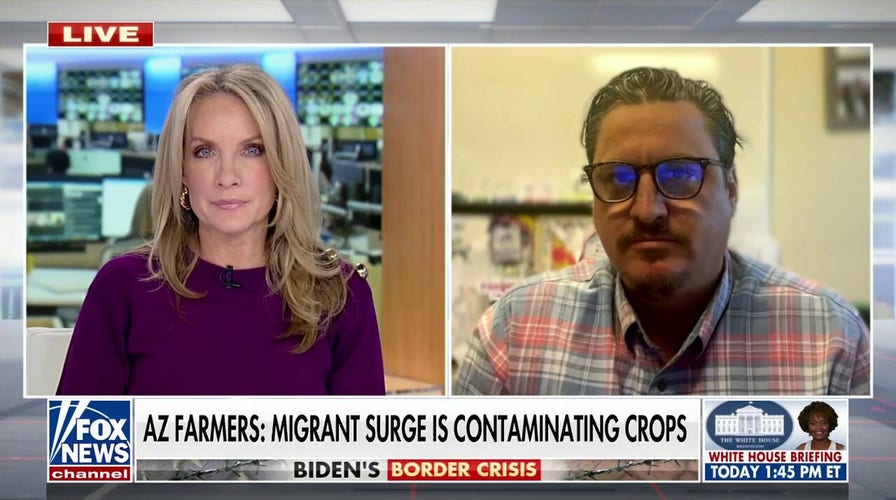 Arizona farmer warns migrant surge is contaminating crops, threatening food supply