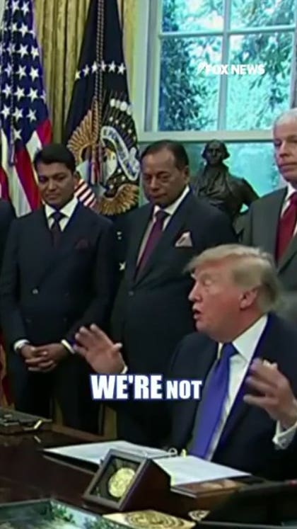 Trump says 401(k)s have 'doubled'