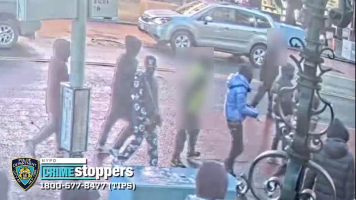 NYPD released surveillance video from the Times Square stabbing of a 17-year-old migrant teen
