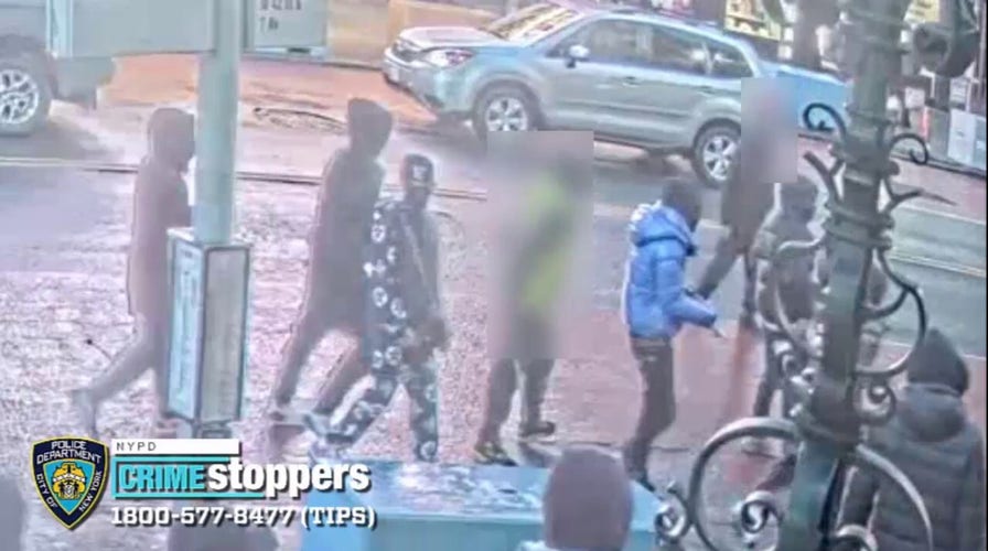 NYPD released surveillance video from the Times Square stabbing of a 17-year-old migrant teen