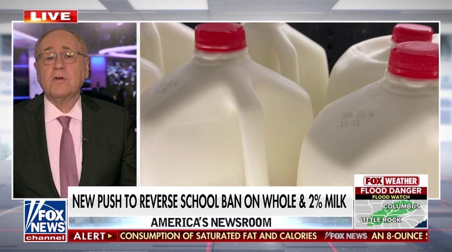 New bill aims to reverse school bans on whole and 2% milk