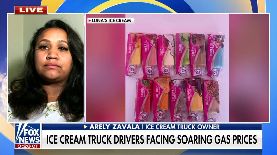 Ice cream truck owner affected by high gas prices