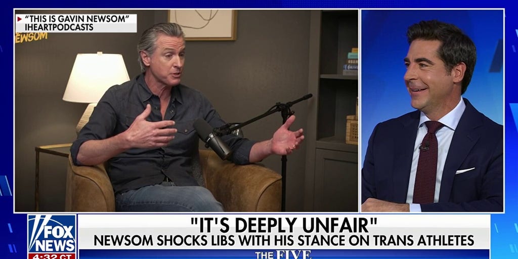 'The Five' analyzes Newsom's 'sudden shift' on transgender athletes in women's sports