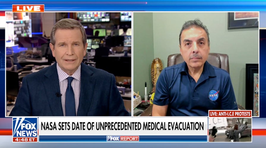 Retired NASA astronaut says aesculapian evacuation 'under control,' not driven by 'panic'