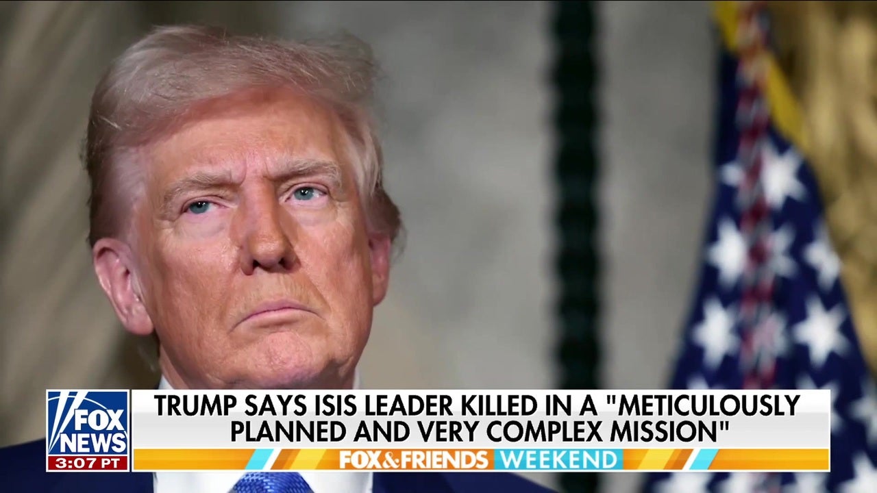 Trump says ISIS leader killed in 'meticulously planned' mission