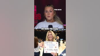 Riley Gaines RIPS WNBA after she was made to put away pro-Cunningham sign