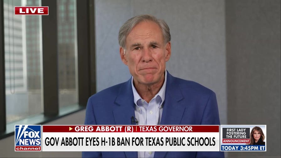 Gov Abbott calls for H-1B visa ban for Texas public school teachers