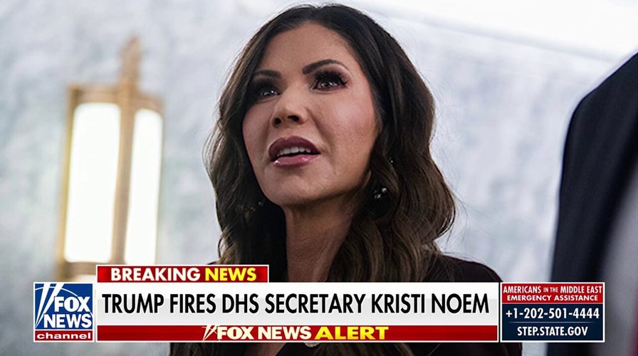 Trump fires DHS Sec Kristi Noem