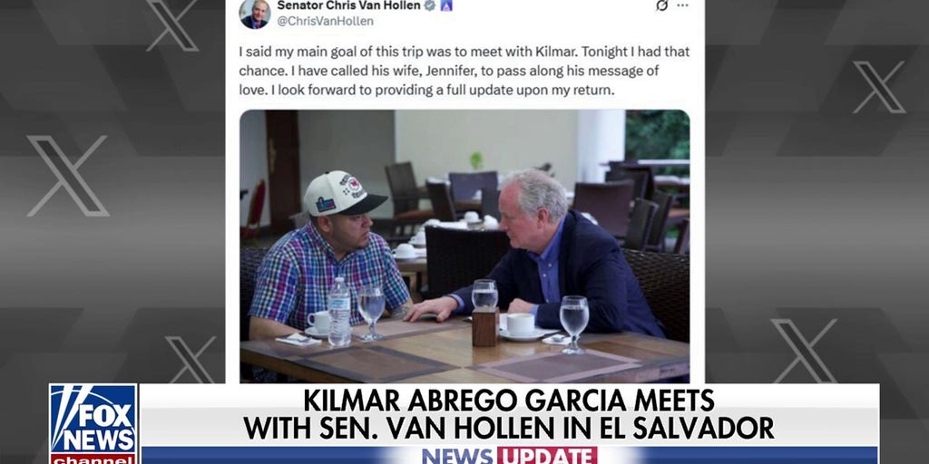 Sen. Van Hollen meets with Kilmar Abrego Garcia