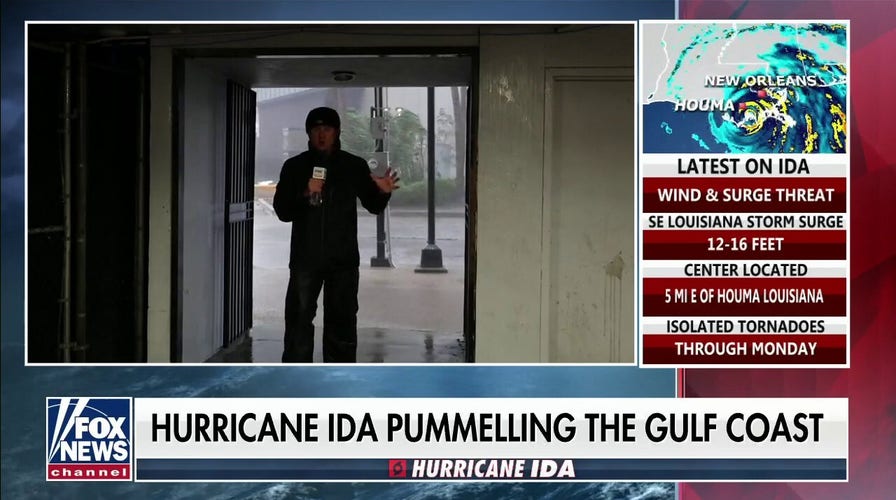 Hurricane Ida lashes Gulf Coast with rain, powerful winds