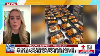 First responders and displaced families affected by California wildfires need ‘immediate nourishment,' says private chef - Fox News