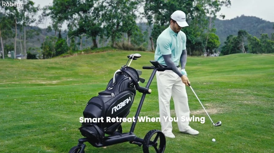 Effortless golf with AI smart caddie that follows you