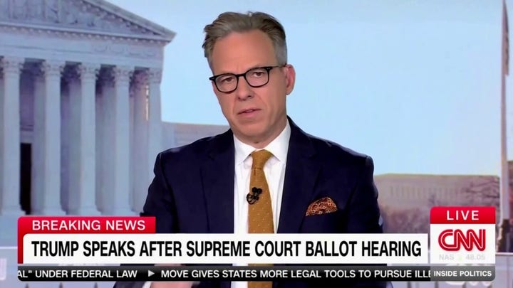 CNN panel mocks, laughs at Trump for remarks about Supreme Court ballot hearing