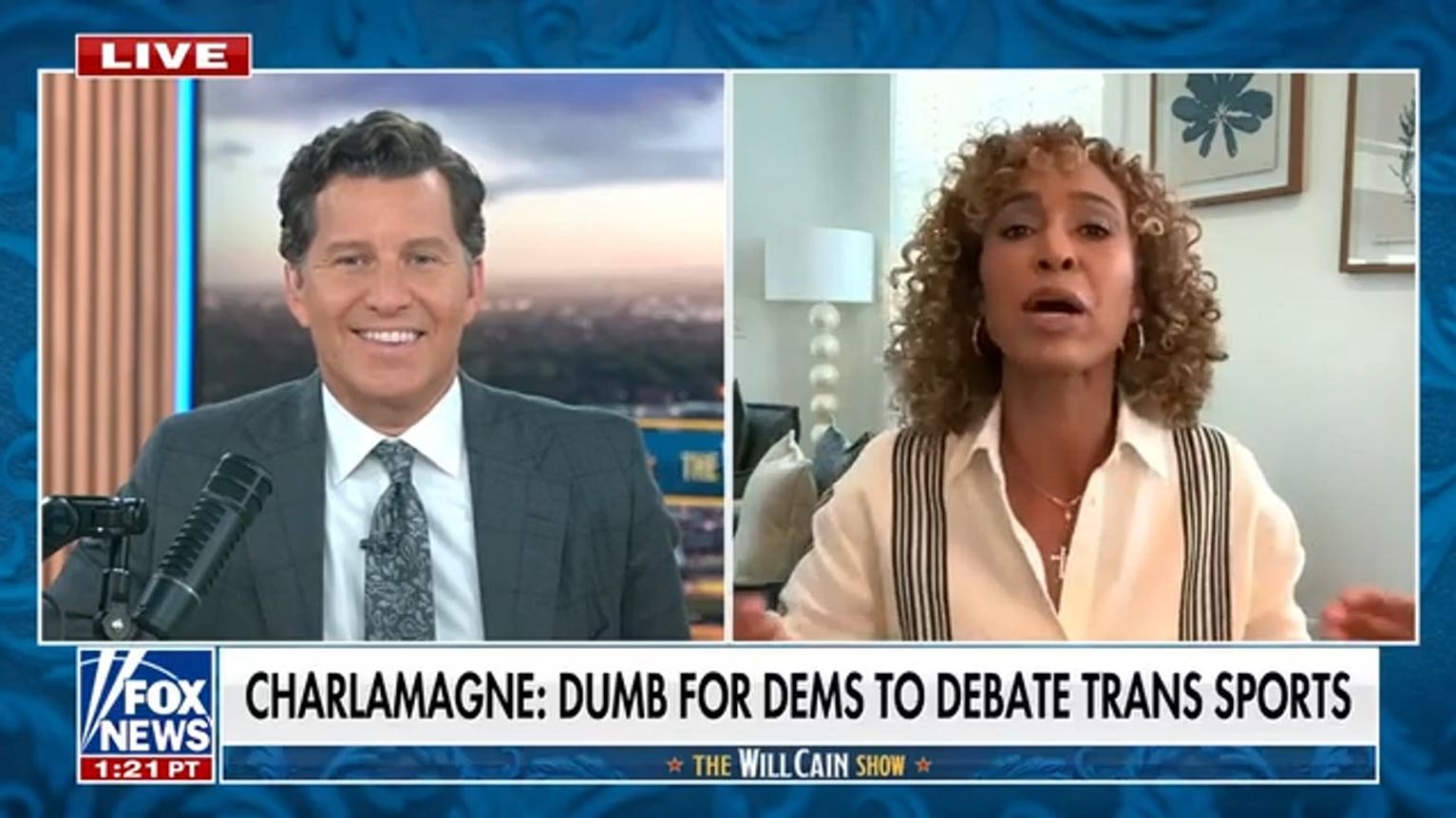People with a brain will never 'succumb' to this argument, Sage Steele says