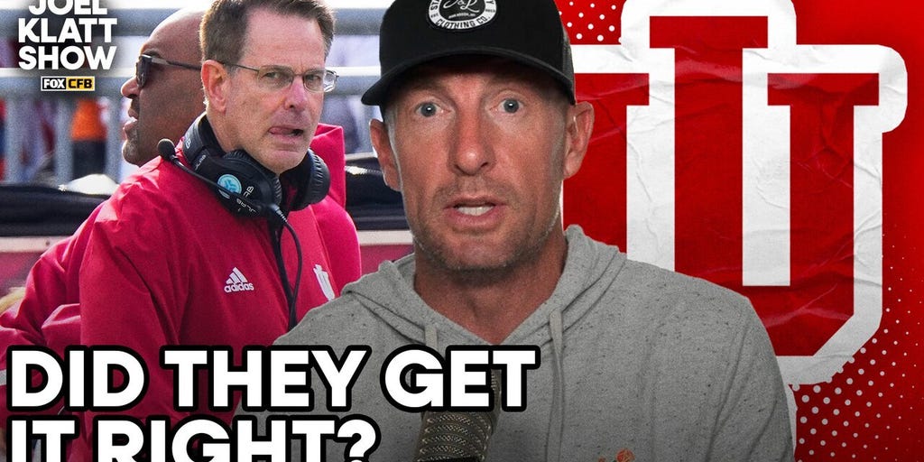 Did the Committee get it right ranking Indiana over Texas A&M? 👀 Joel Klatt Show