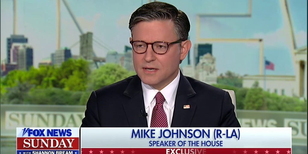 Speaker Johnson warns against media criticism of Trump's 'big, beautiful bill'