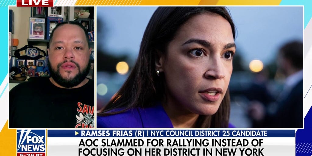 AOC slammed for rallying as her community 'is going under'