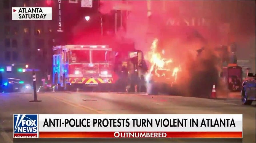 'Outnumbered' reacts to anti-police riots turning violent in Atlanta 