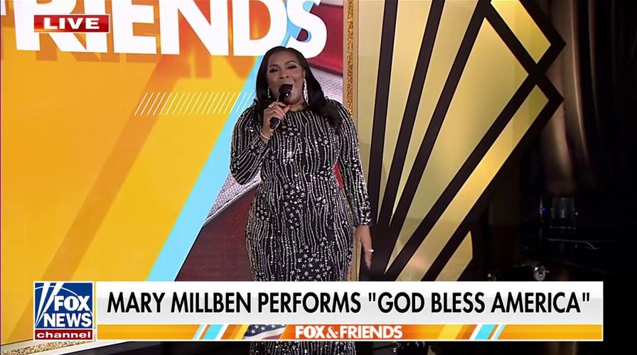 Mary Millben performs ‘God Bless America’ ahead of the 2024 Patriot Awards
