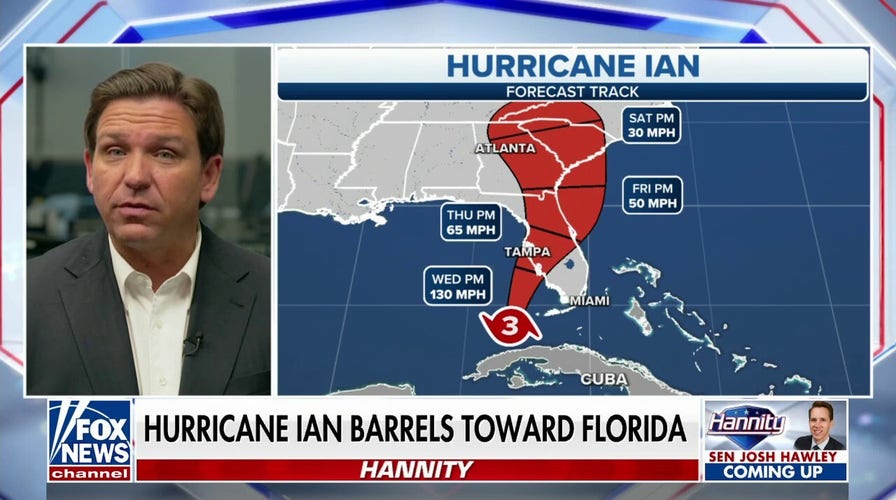 Gov Ron DeSantis Shares What Floridians Should Do As Hurricane Ian ...