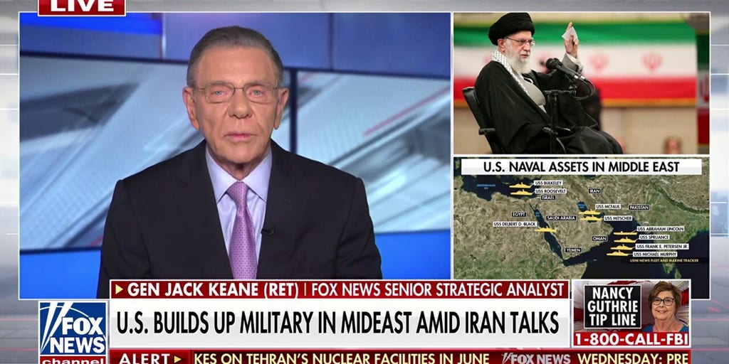 Gen. Jack Keane breaks down Trump’s Iran strategy amid military buildup