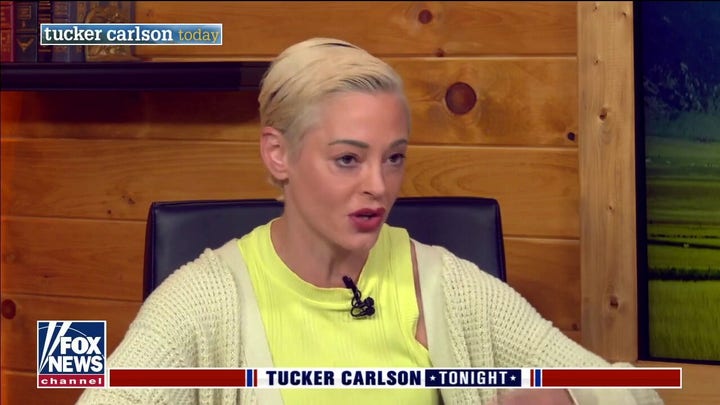 Rose McGowan discusses Harvey Weinstein on 'Tucker Carlson Today'