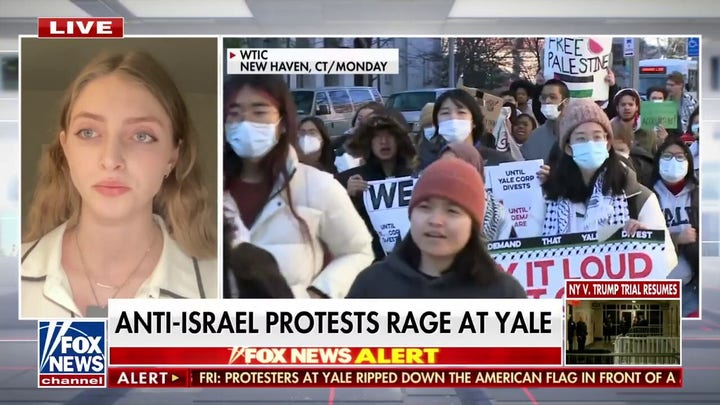 Yale student says campus has been 'taken hostage' by anti-Israel protesters