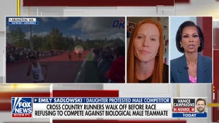 High school runners protest biological male's participation in girls’ races