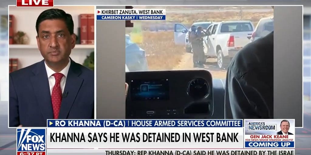 Ro Khanna pressed on West Bank visit after bypassing official IDF channels