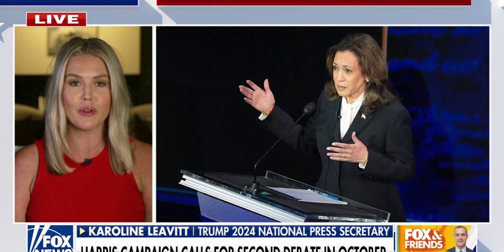 Trump campaign fires back at Harris over debate challenge: 'They know she has a lot more work to do