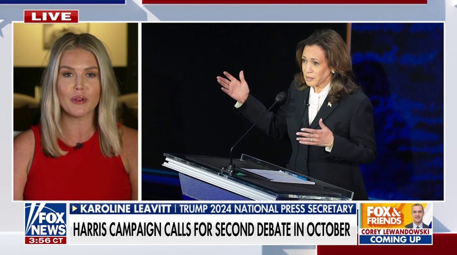 Trump campaign fires back at Harris over debate challenge: 'They know she has a lot more work to do