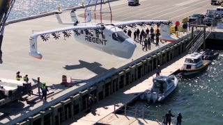 Regent's seaglider conducts sea trials in the Narragansett Bay