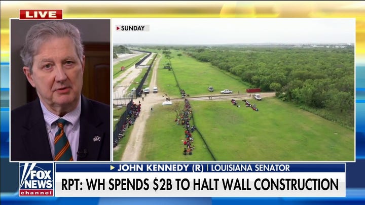 John Kennedy slams Biden for halting border wall construction: He ‘believes in open borders’