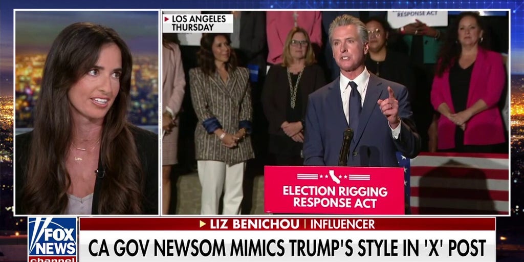 Influencer says Gavin Newsom has gone ‘off the rails’ amid his viral X posts mimicking Trump