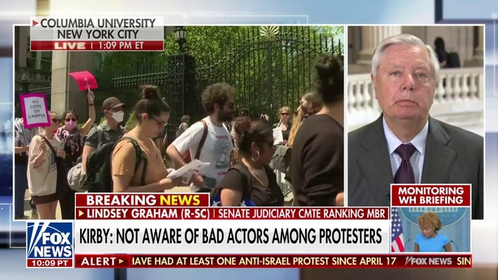 Sen. Graham calls on Biden to address nation 'right now' in support of Jewish Americans