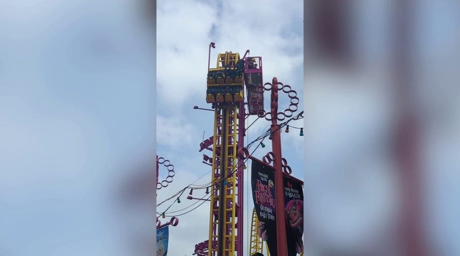Amusement park's 'biggest' roller coaster breaks down 'right at the top ...