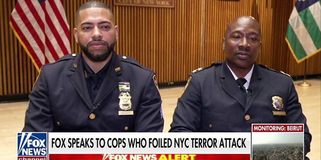 Hero NYPD officers speak to Fox News after foiling Gracie Mansion IED attack