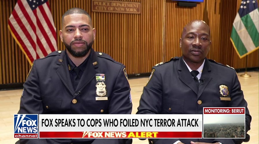Hero NYPD officers speak to Fox News after foiling Gracie Mansion IED attack