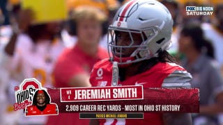 Jeremiah Smith BREAKS Ohio State all-time receiving yards record with reception against Kent State