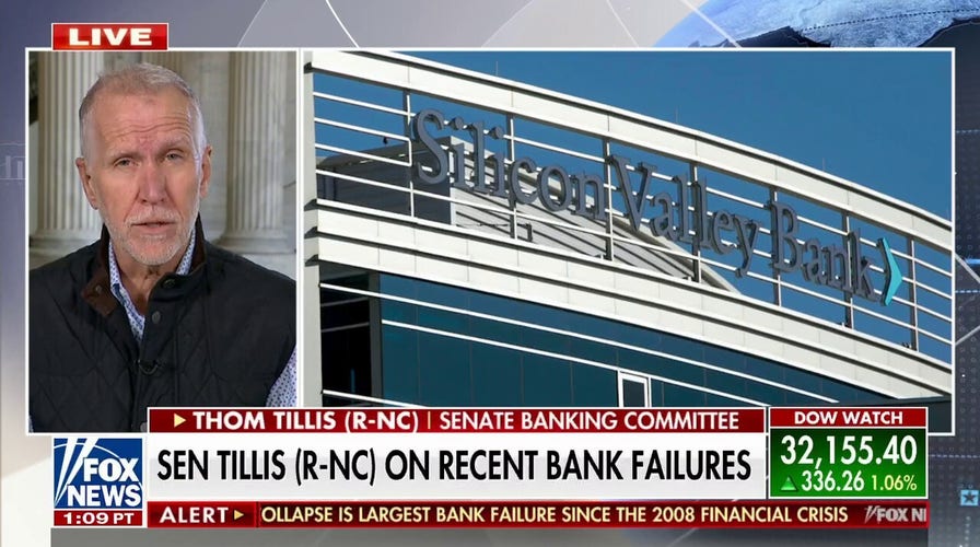 Sen. Tillis on SVB collapse: 'I believe we're going to find some shortcomings in supervision'