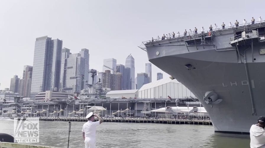 Watch: Fleet Week kicks off in NYC with Parade of Ships